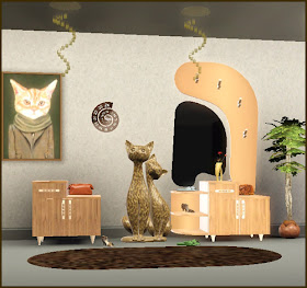 My Sims 3 Blog: Cats Hallway Set by Dada