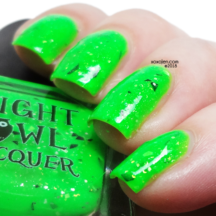 xoxoJen's swatch of Night Owl Lacquer Creepers Gonna Creep