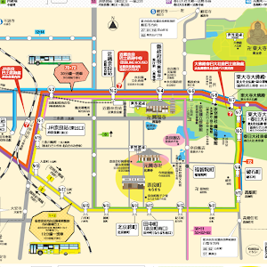 奈良主要景點巴士交通+奈良巴士路線圖