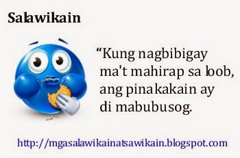 AralingPilipino.com: Salawikain sa Pagbibigay ng Pagkain