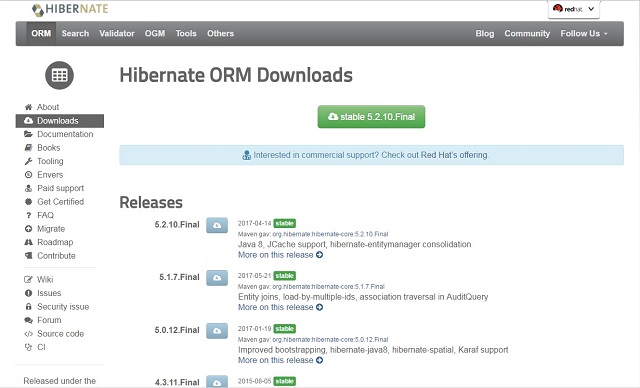 free download of spring orm hibernate jar file
