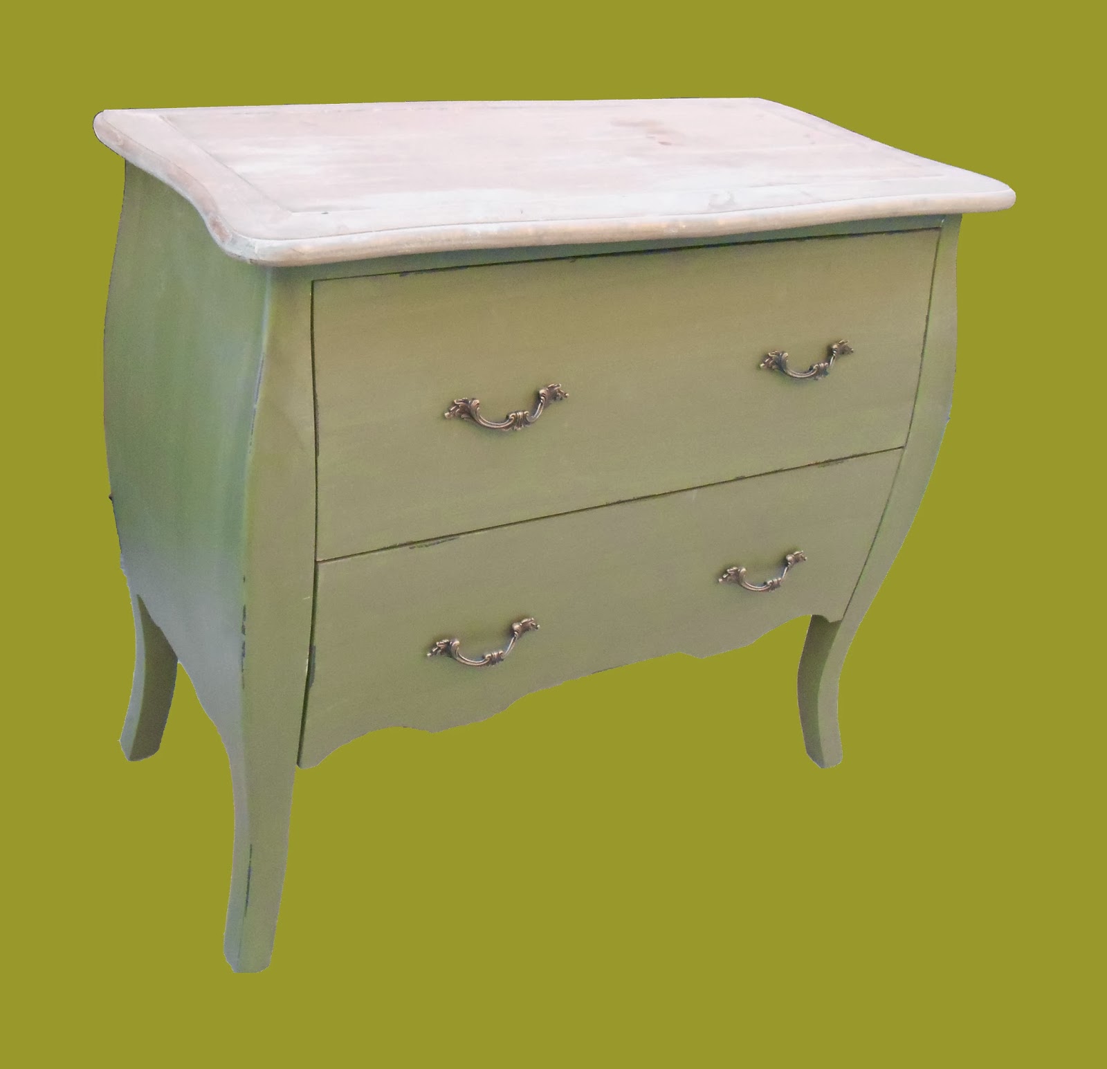 Uhuru Furniture & Collectibles Small Green Chest SOLD