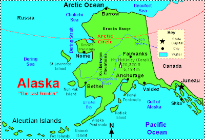 Alaska Map Regional City