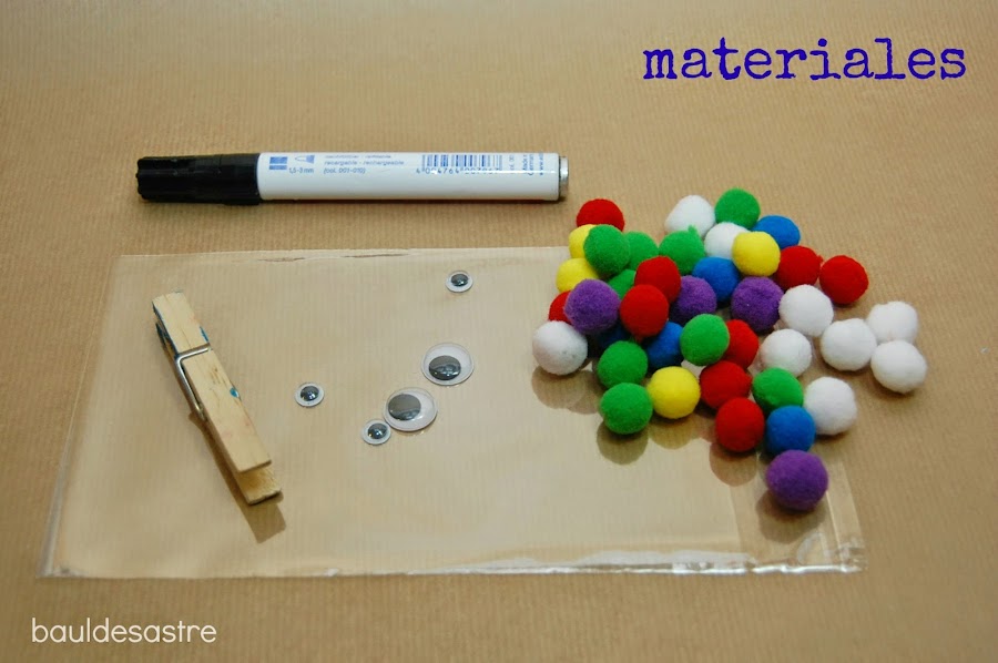 materiales para diy, mariposa de pinza