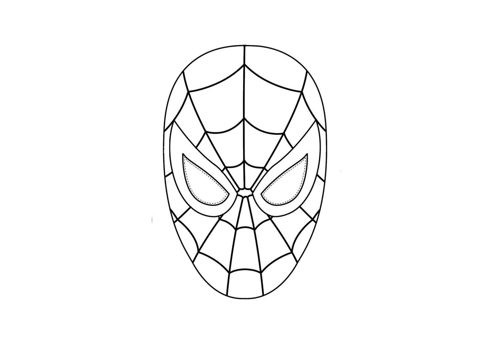 How To Draw Spiderman Easy Coloring Pages For Kids