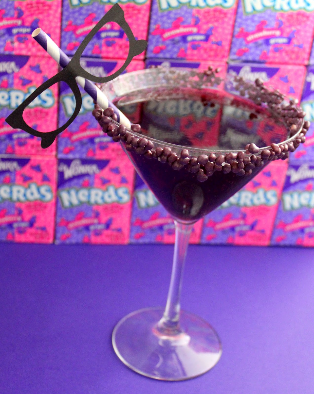Here Comes The Fun Talk Nerdy To Me; A Grape Nerd Cocktail