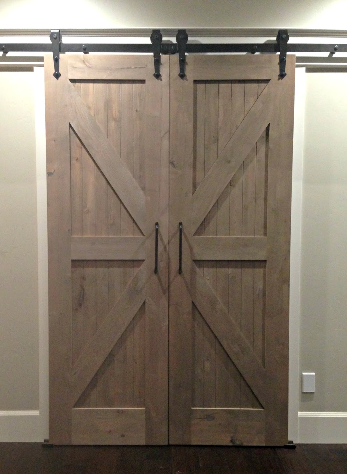 from Gardners 2 Bergers BarnwoodLooking, Home Depot Barn Doors