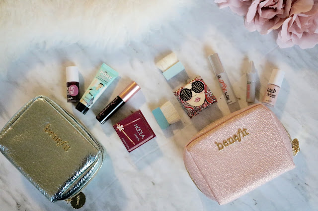 benefit travel sized products