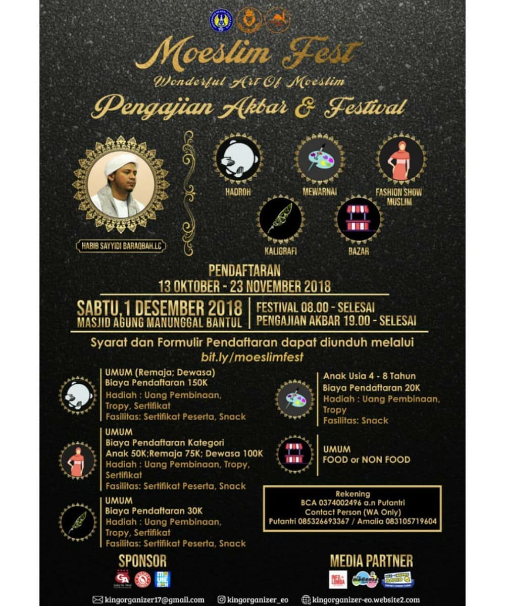 Event Moeslim Fest 2018 Untuk Umum Event Moeslim Fest 2018 Untuk Umum