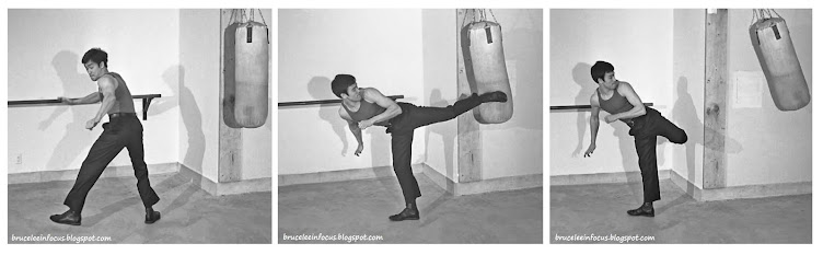 Bruce Lee - Kicking in Jun Fan Gung Fu Institute