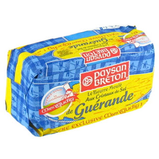 Beurre de Baratte Salted aux Cristaux de Sel de Guerande- Isigny Ste.
