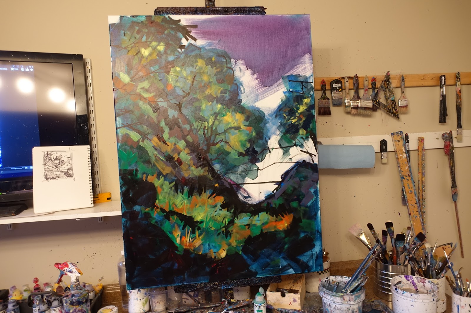 Brian Buckrell's GO TO YOUR ROOM ! New under paintings