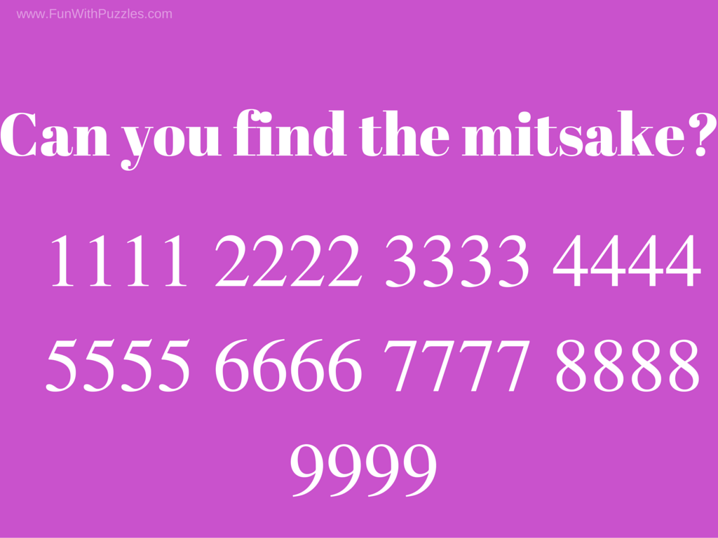 Spot the Mistake: Picture Puzzles Challenge