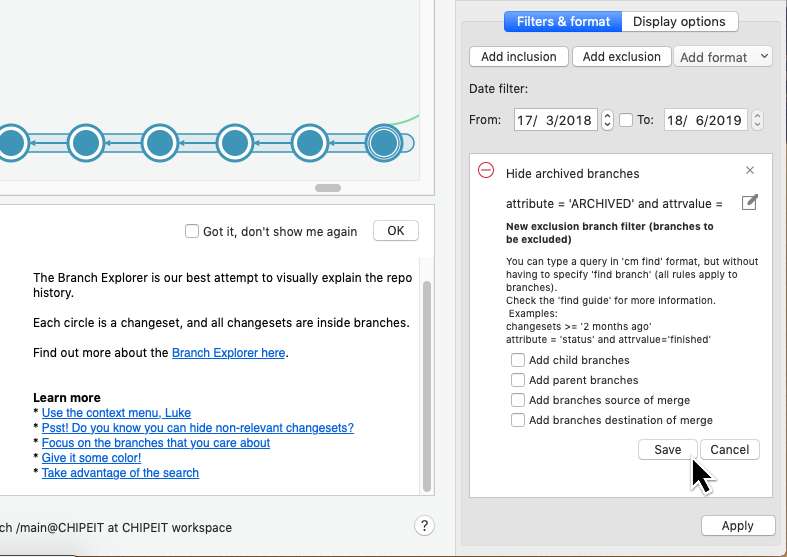 Plastic SCM blog Archive branches in Plastic SCM