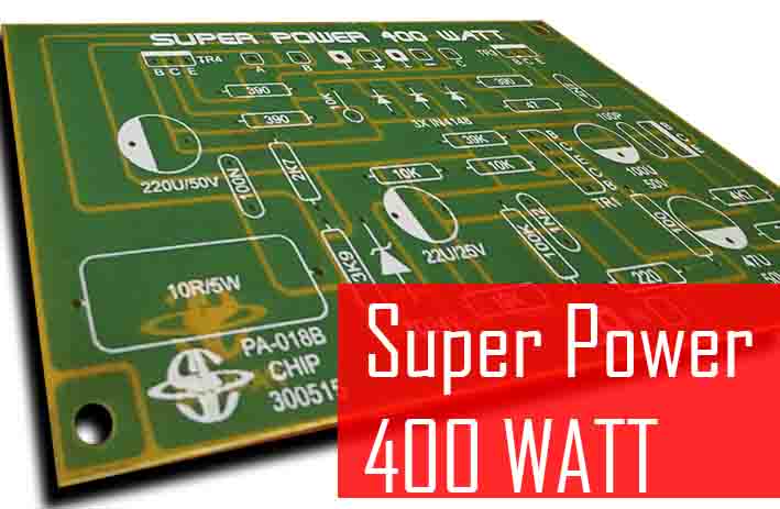 Power Amplifier 400W Audio Circuit 2SC2922 2SA1216 - Electronic Circuit