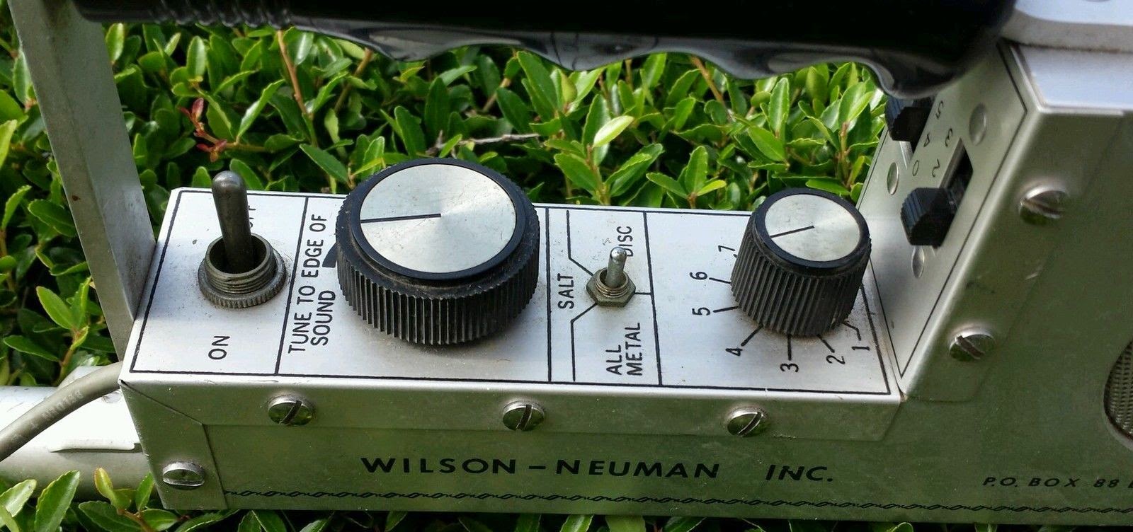 Détecteur métaux Daytona I Wilson Neuman, détecteurs métaux vintage, vintage métal detector, détecteurs de métaux anciens, old métal detector