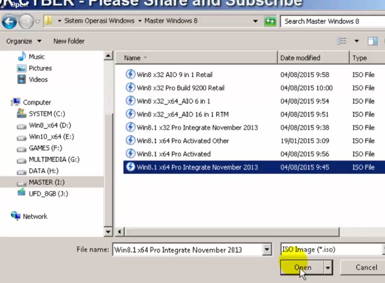 Windows 7 Flashdisk Install