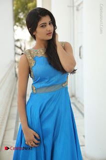 Telugu Actress Akshita (Pallavi Naidu) Latest Stills in Blue Long Dress at Inkenti Nuvve Cheppu Movie Promotions  0012