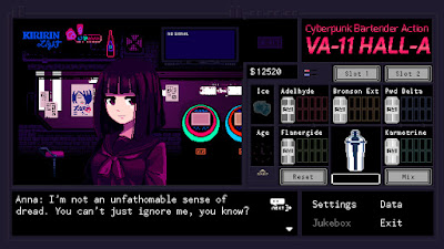 Va 11 Hall A Cyberpunk Bartender Action Game Screenshot 10