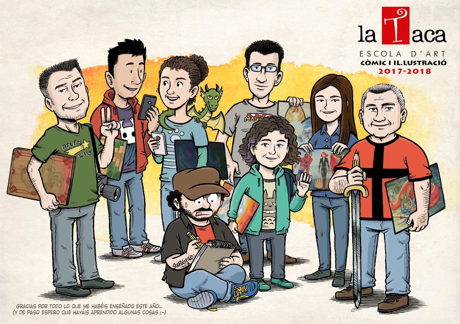 PL\u00c1STIKO - ARTBOOK: LA TACA: C\u00d3MIC E ILUSTRACI\u00d3N 2017-18