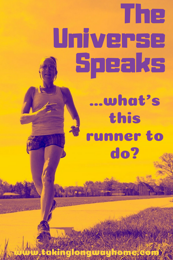 But what does a runner do when the going gets tough?