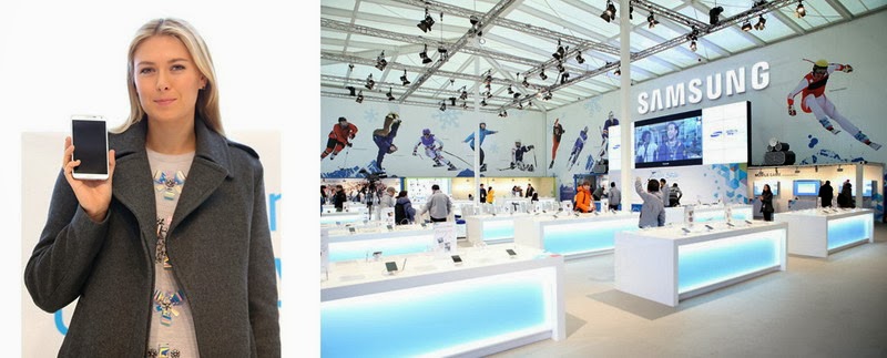 Maria Sharapova unveils Samsung Galaxy Studio Opening in Sochi Olympic Park