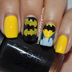 batman nails nail heartnat
