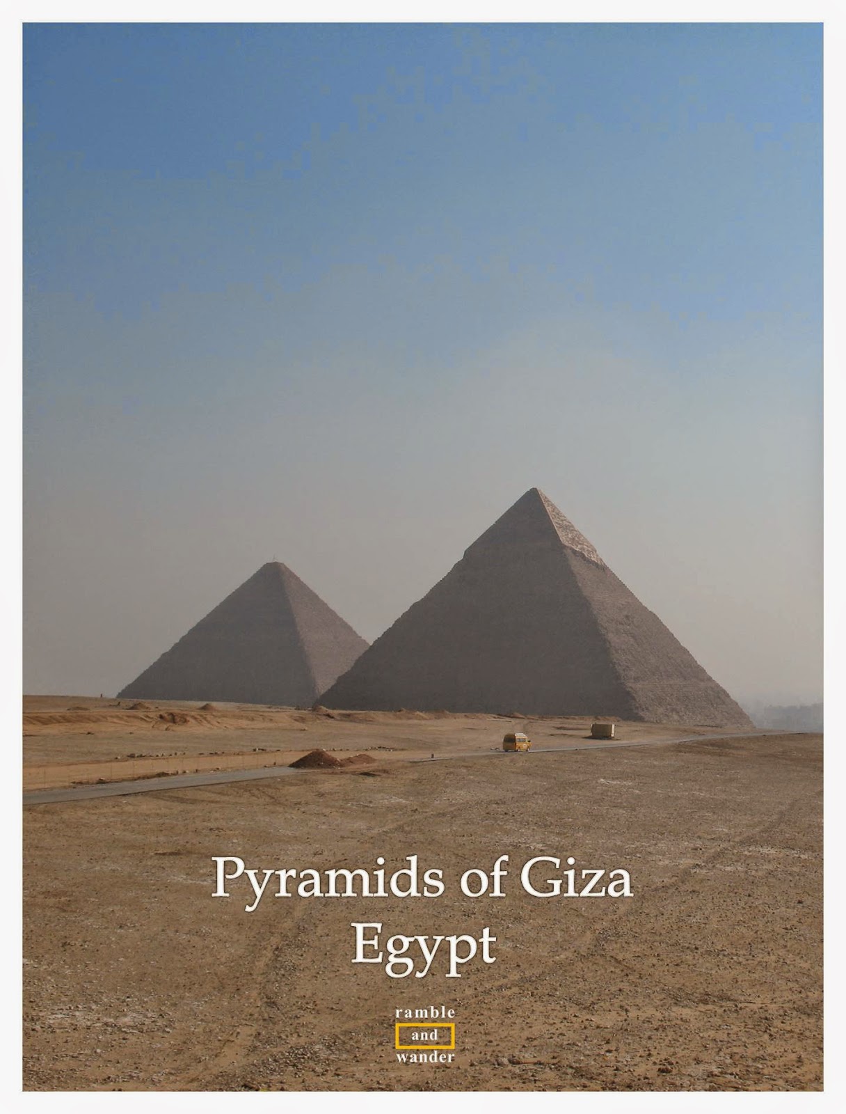 The Great Pyramid of Giza, Egypt | www.rambleandwander.com