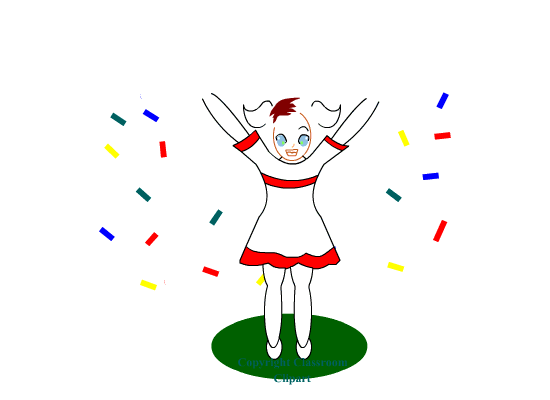 free animated clipart cheerleader - photo #8