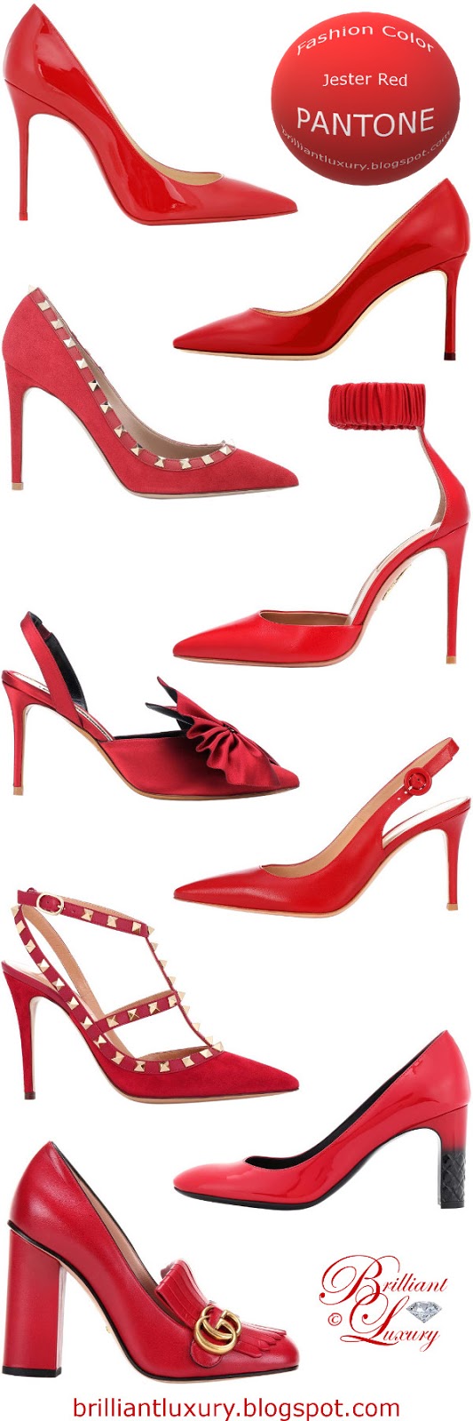 Brilliant Luxury ♦ Pantone Fashion Color ~ Jester Red