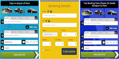 Different Paris Taxi Booking Apps