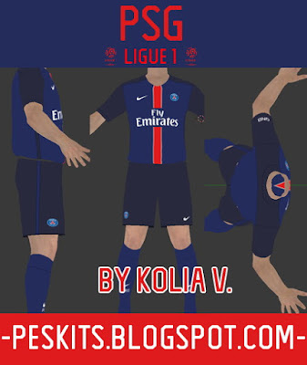SANTARA PES PES 2015 PSG 1516 Home Kits by Kolia V