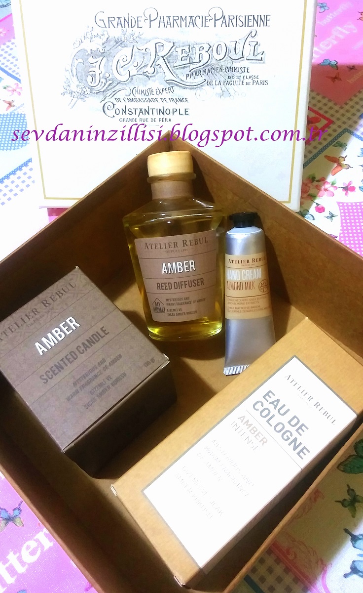Atelier Rebul Amber serisi Sevdaninzillisi Kozmetik Blogu