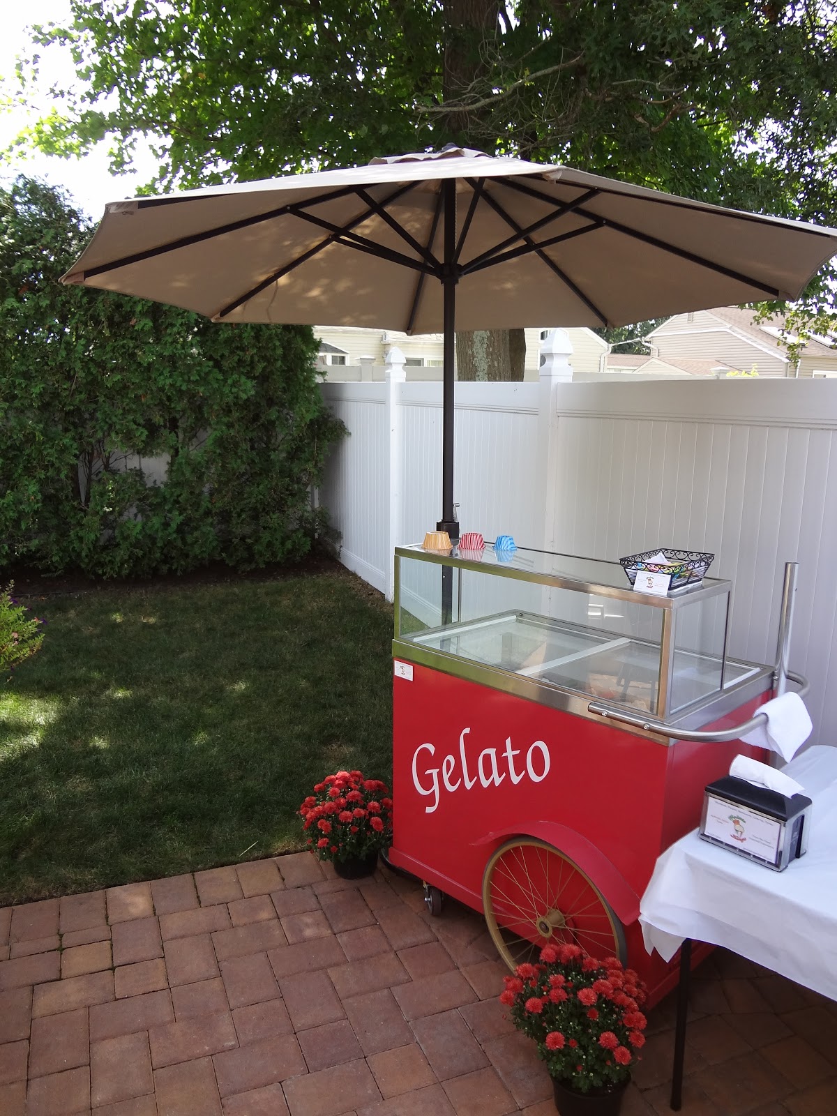 Gelato Catering Cart Long IslandWeddings, Birthday Parties, Corporate