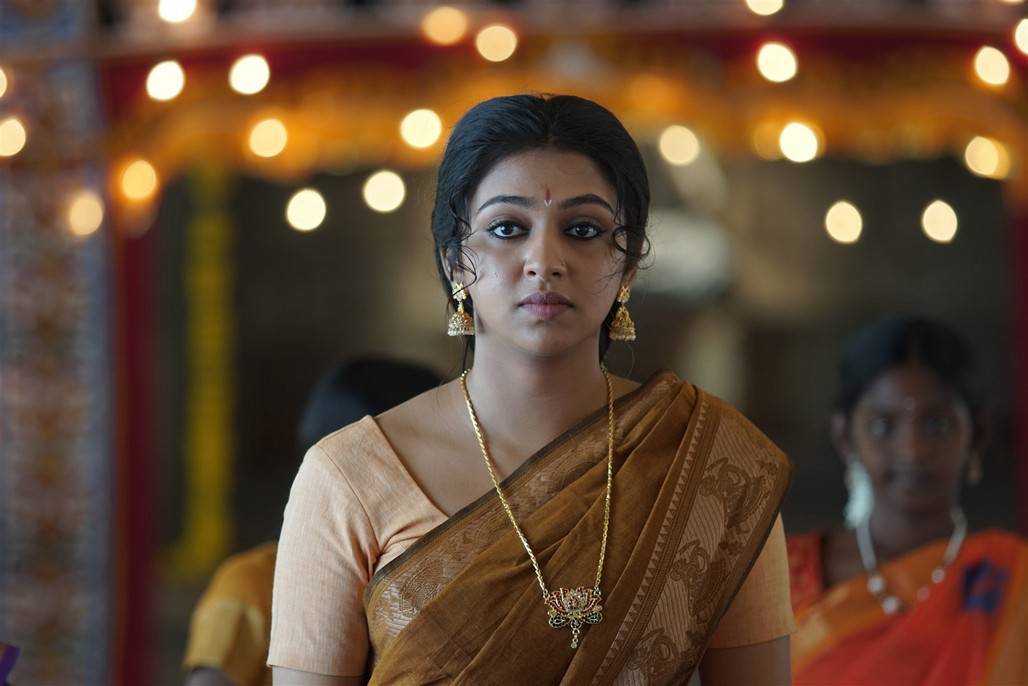 Glamours Tamil Girl Lakshmi Menon Photos In Yellow Lahenga Voni Half Sari
