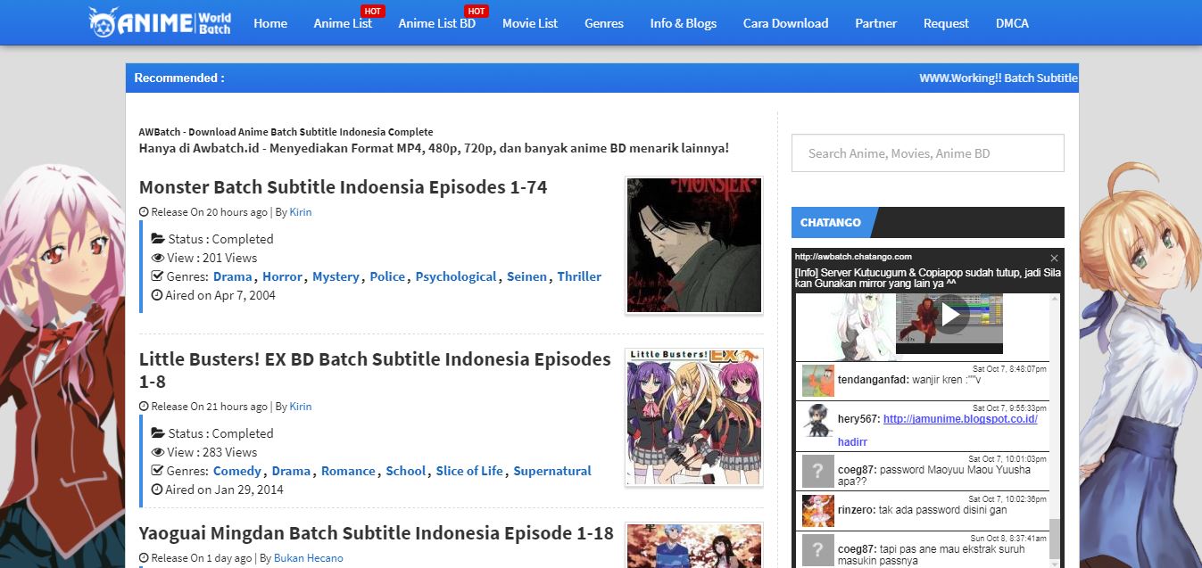 5 Situs Download Anime BD Yang Sering Dikunjungi | FiveNime