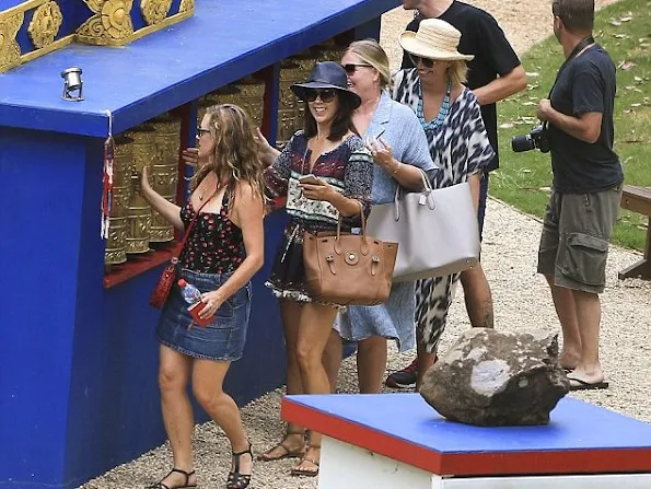 Crown Princess Mary of Denmark and her friends visited Crystal Castle & Shambhala Gardens in Byron Bay