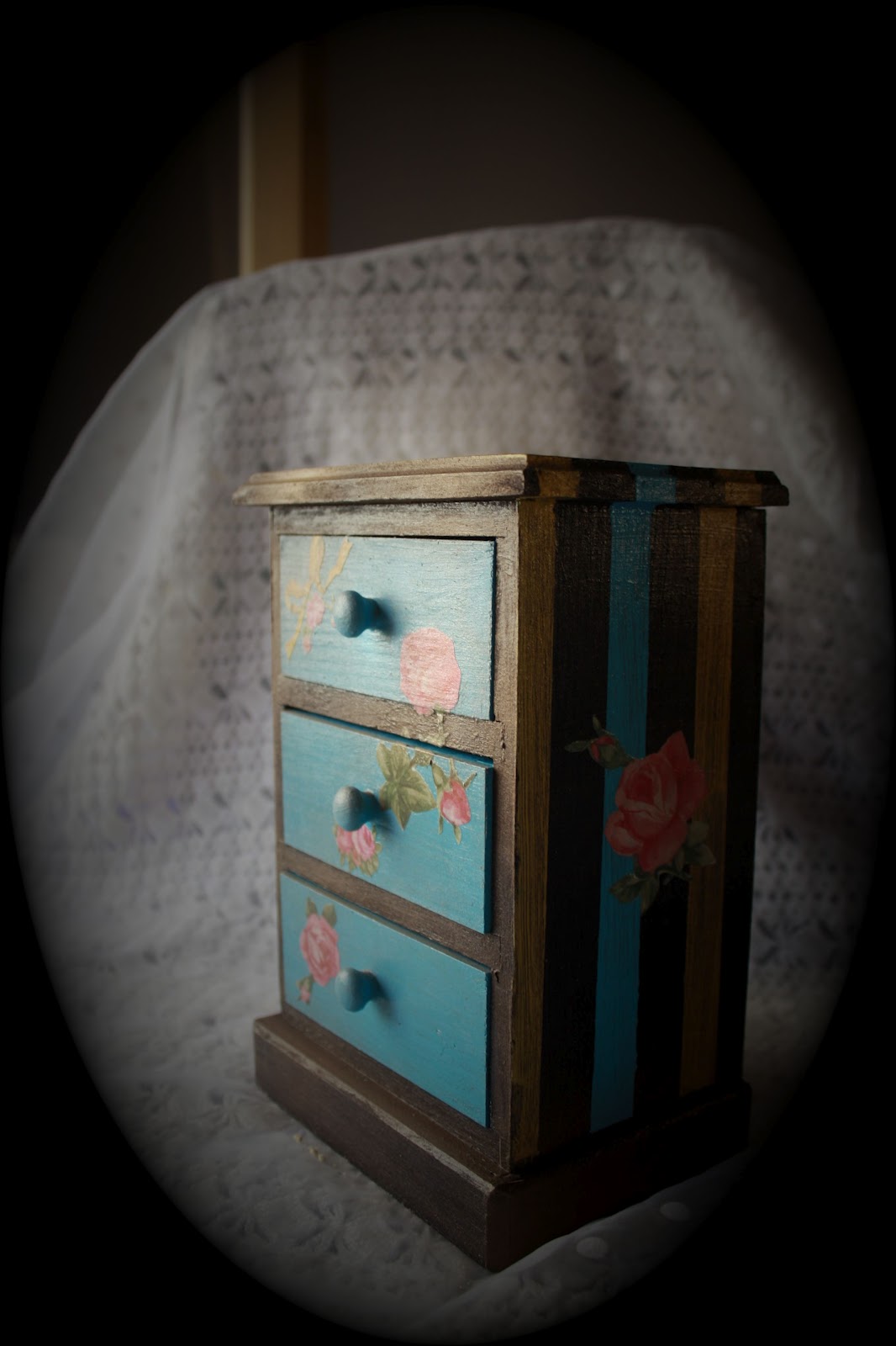 Cassettiera Beauty IDesign - 3 Cassetti Per Trucchi E Bijoux - Organizer Plastica Nera Compatta