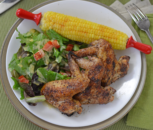 grilled chicken wings, roadside chicken wings, marinated chicken wings