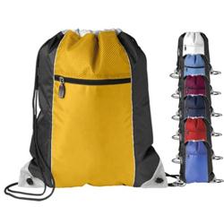 Custom drawstring back pack Back sack from Adco Marketing