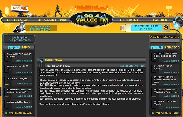 Beth-El Vallée - Ecouter l'émission en direct sur Vallée FM