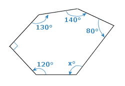 irregular polygon angles