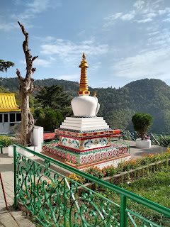 View from Buddhaa Temple Mussoorie