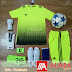 Áo Đá Bóng Không Logo Adidas CB Xanh Lá 2018