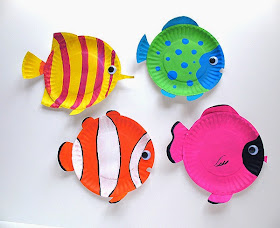 Aquarium Crafts and Classroom Bulletin Board Ideas for Fish