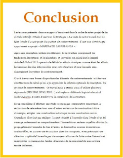 8 exemples d'introduction, remerciement et conclusion de PFE, rapport