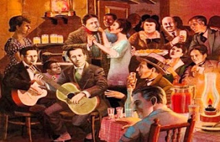 Canción criolla Dibujo alusivo a la celebración de la Canción Criolla