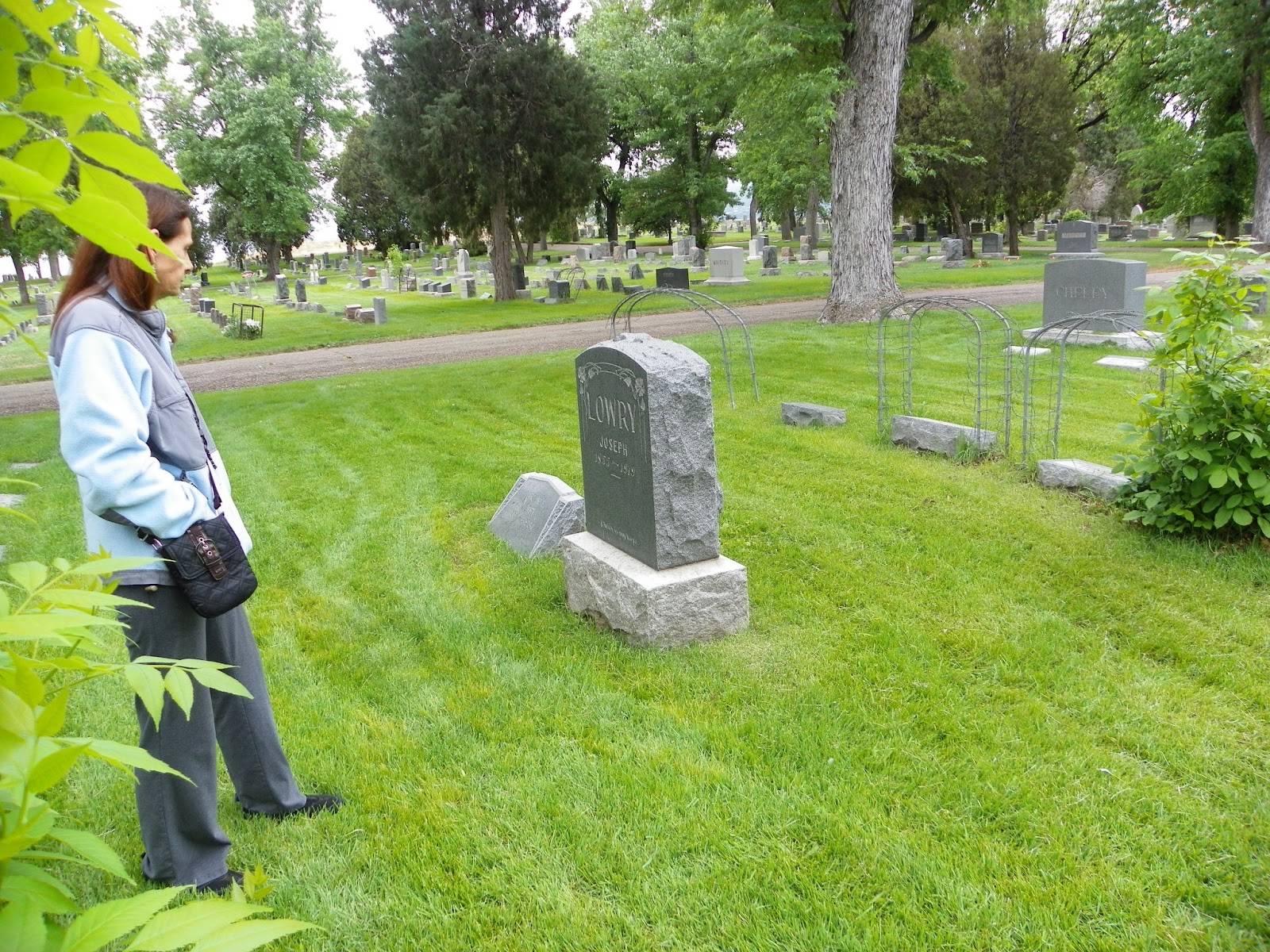 Otowi Burial Plot, Evergreen Cemetery 6/5/13