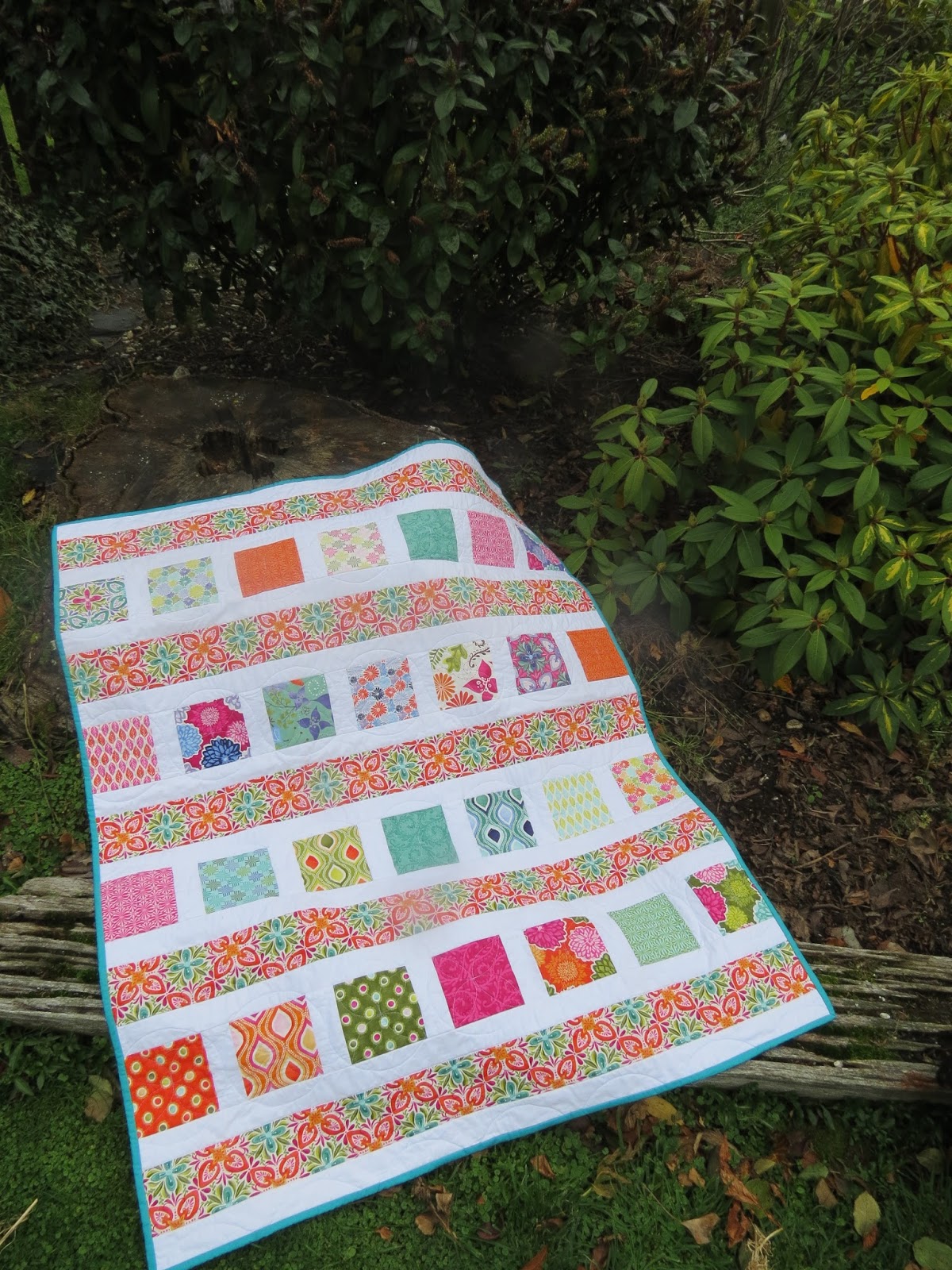 Handmade With Heart Easy As (Summer) cot quilt