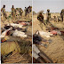 Nigerian Soldiers Pose With Dead Bodies Of Boko Haram Members After Attack In Sambisa